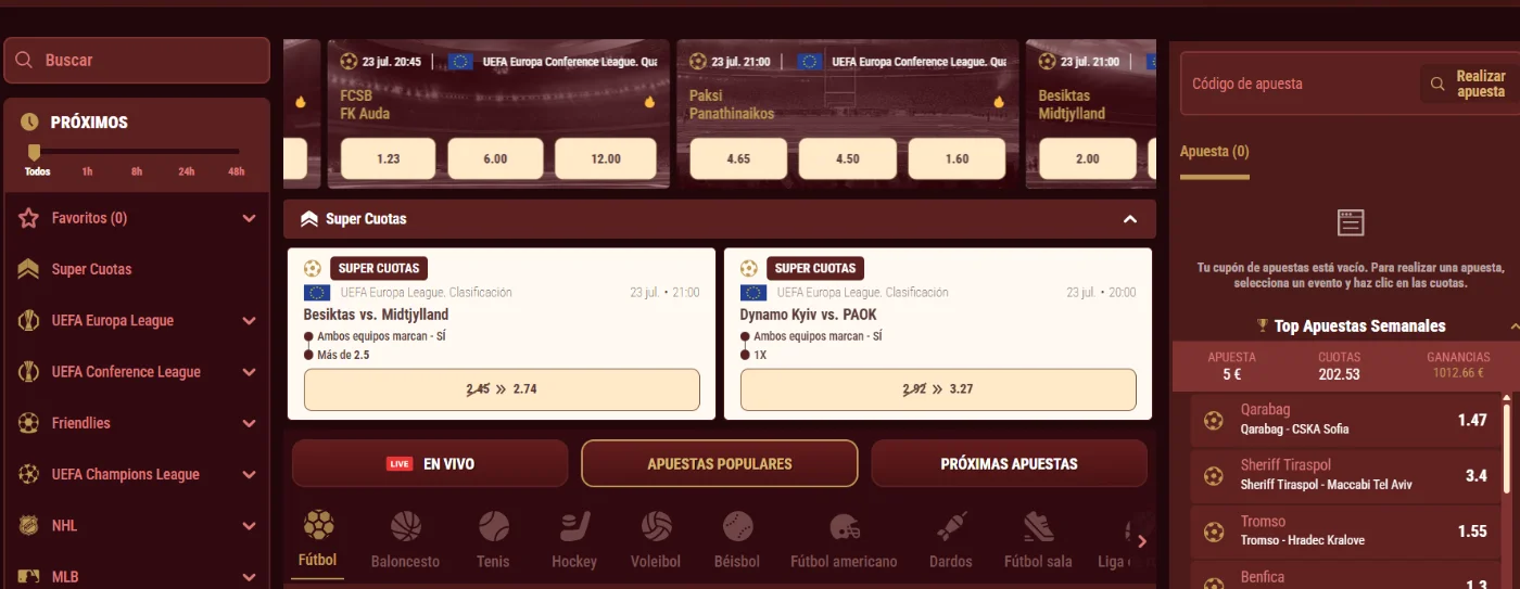 Apuestas deportivas